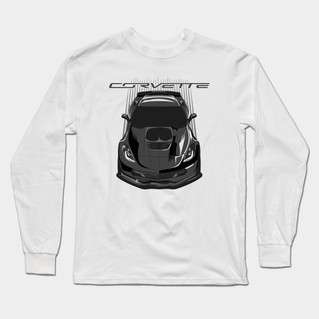 Corvette C7 Z06 - Black Long Sleeve T-Shirt by V8social